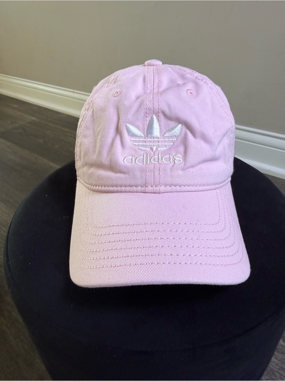 adidas  Light Pink Trefoil Cap